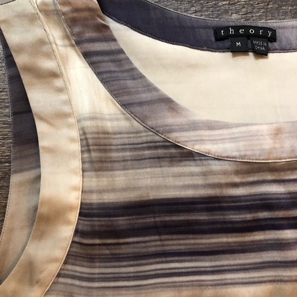 Theory shift Hammered silk medium easy mini dress - Picture 7 of 11